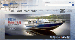 Desktop Screenshot of mapletonmarine.com