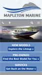 Mobile Screenshot of mapletonmarine.com